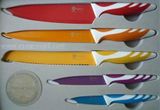 ROYALTY LINE SWITZERLAND - super sada 5 farebných nožov s nelepivým-antiadhéznym povrchom