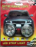 LED diódové svetlá okrúhle pre denné svietenie auta