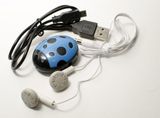 MP3 prehrávač v tvare lienky