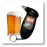 Praktický vreckový digitálny alkohol tester