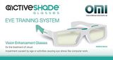 Active shade Okuliare na zlepšenie zraku - tréner očí a zraku