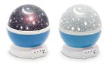 LED mini projektor hviezdna obloha - modrá