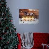 Vianočný LED obrázok s vešiakom na stenu 30 x 40 cm