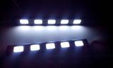 COB LED diódové svetlá pre denné svietenie auta