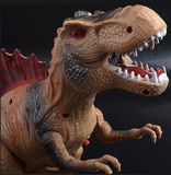 Dinosaurus chrliaci oheň s LED osvetlením - hnedý