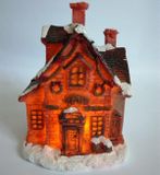 Čarovný vianočný domček s osvetlením