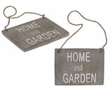 Dekoračná závesná tabuľka Home &amp; Garden