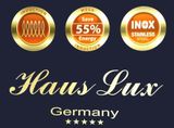 12-dielna sada nerezového riadu Haus Lux Germany s granitovou panvicou