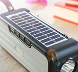 Bezdrôtový reproduktor so solárnym nabíjaním a LED baterkou Sunker