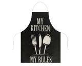 Kuchynská zástera - &quot;My Kitchen, my rules&quot;