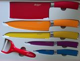 6-dielna sada farebných nožov s antiadhéznym povrchom Bachmayer Zurich