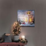 Vianočný LED obrázok s vešiakom na stenu 30 x 30 cm