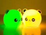 Detská LED lampa Panda s diaľkovým ovládaním