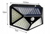 Solárne LED svetlo s pohybovým a stmievacím senzorom 100 LED