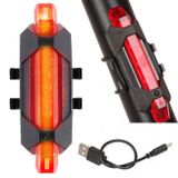 Vodeodolné nabíjateľné LED svetlo na bicykel USB s tachometrom a elektrickým zvončekom