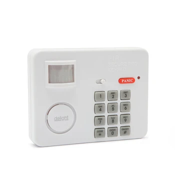 Alarm s pohybovým senzorom s PIN kódovou ochranou