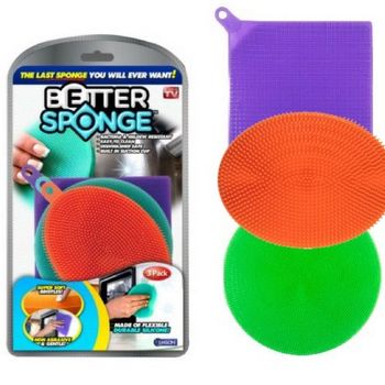 Better sponge univerzálna silikónová špongia 3 ks