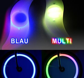 Blikajúce LED na špice bicykla