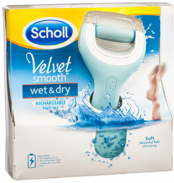 Brúska na stvrdnuté päty Scholl Velvet smooth Wet & Dry