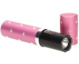 TMN Paralyzér s LED baterkou v tvare rúžu ružový