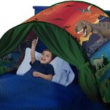 Detský stan nad posteľ - dinosauri