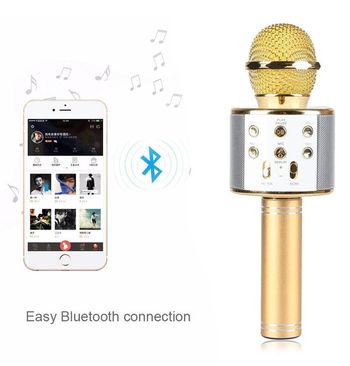 Karaoke mikrofón s bluetooth reproduktorom