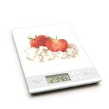 Kuchynská váha s motívom jahody