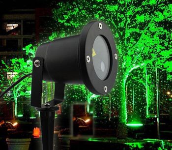 Laserový projektor s vianočným osvetlením