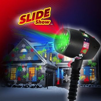 Laserový projektor SLIDE s vymeniteľnými farebnými obrázkami