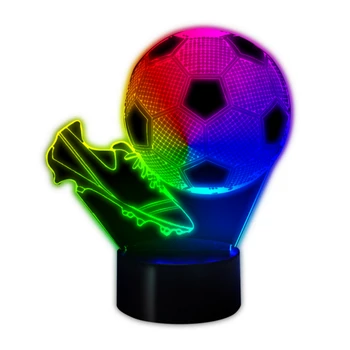 LED lampa "Futbal" s diaľkovým ovládaním