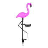 LED solárne flamingo