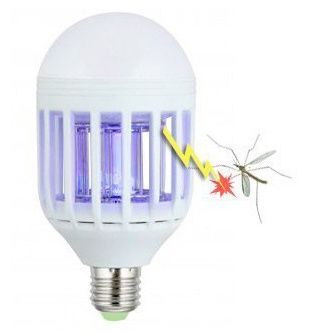 LED žiarovka s UV lapačom hmyzu 2v1