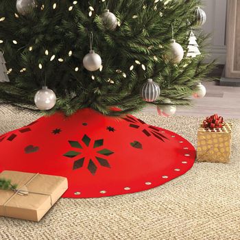 Obrus pod vianočný strom - červený