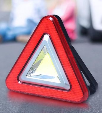 Solárne COB LED svetlo trojuholník s funkciou powerbanky