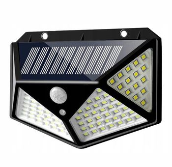 Solárne LED svetlo s pohybovým a stmievacím senzorom 100 LED