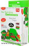 Stay Fresh Green Containers 10-dielna sada