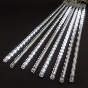 Super dlhé LED padajúce cencúle 8ks 50 cm