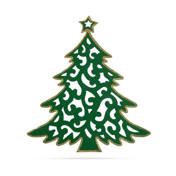 Vianočná dekorácia - stromček 39 x 45 cm