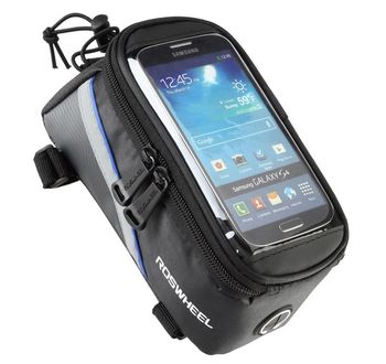 Vodeodolná taška na bicykel s držiakom na smartfón