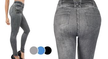 Zoštíhľujúce džínsové legíny Slim’ n Lift Caresse Jeans