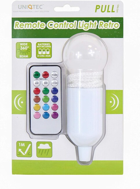 RGB lampa s diaľkovým ovládačom