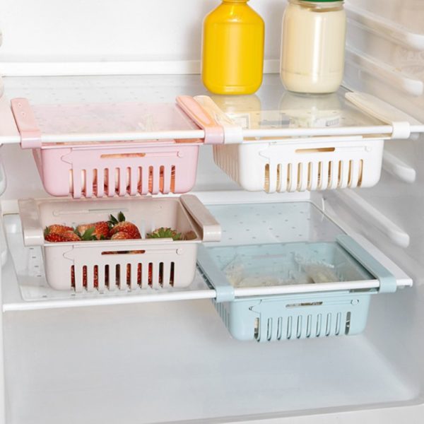Výsuvný úložný box pre chladničky (4 ks) FRIGIBOX