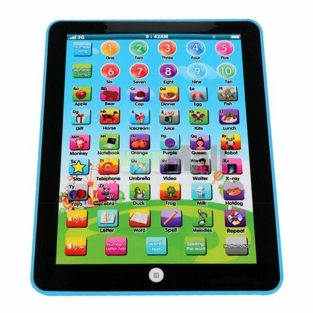 Educational tablet for children with English